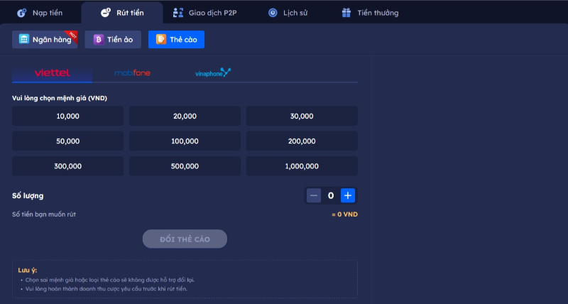 Nạp Tiền - Rút Tiền 3 Nạp rút tiền Blue88